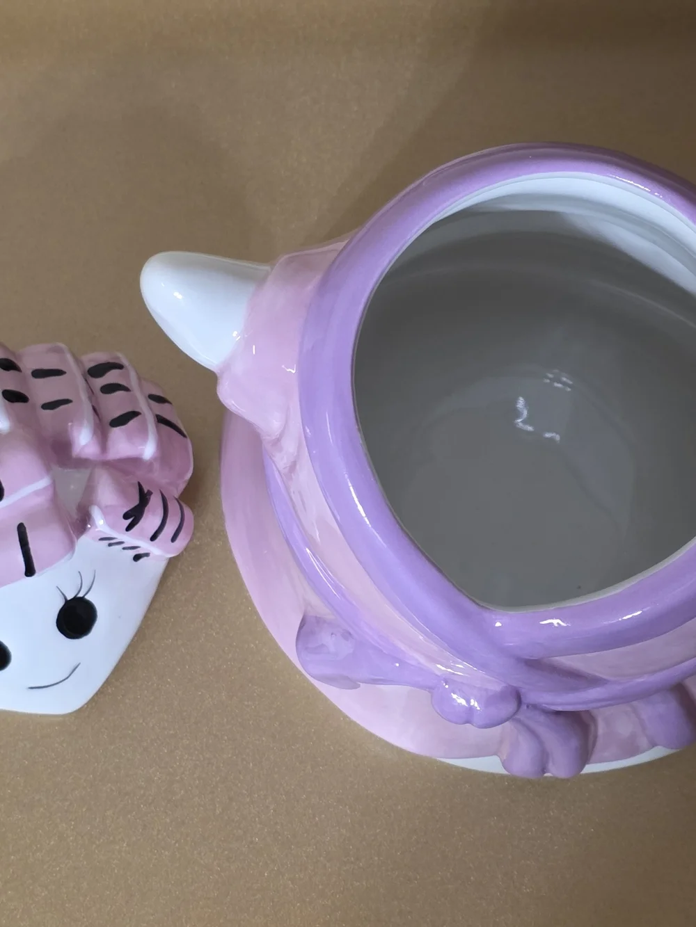 Ghost In Spa Robe And Hair Curlers Ceramic Cookie Jar
